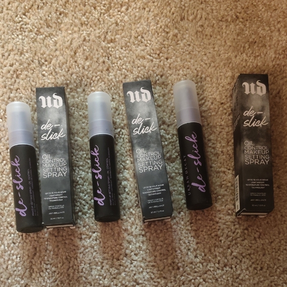 Urban Decay Other - 3 Bottles Of Urban Decay De-Slick Oil Control Setting Spray 30 mL / 1 fl Oz Each